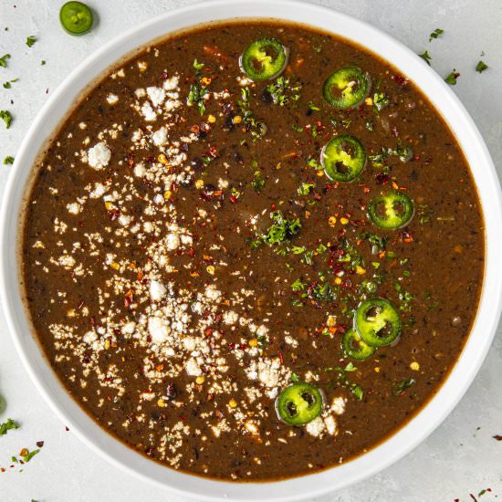Spicy Black Bean Soup