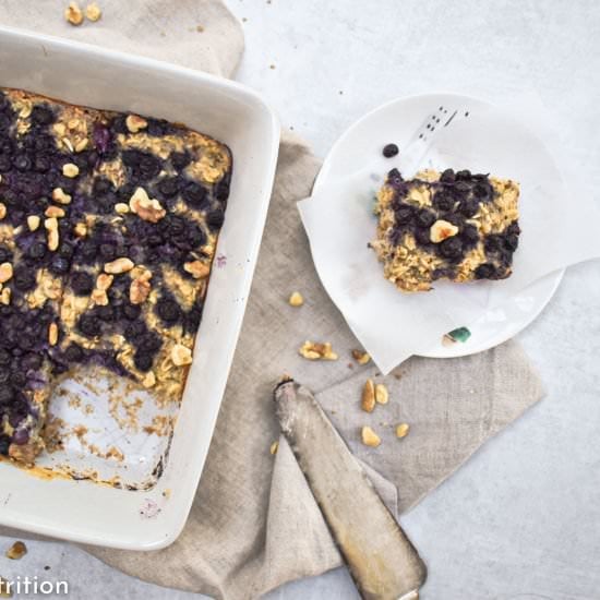 Easy High Protein Baked Oatmeal