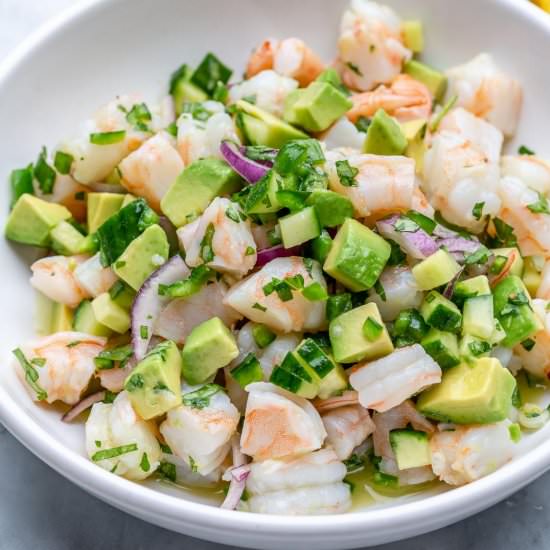 HOW TO MAKE SHRIMP CEVICHE