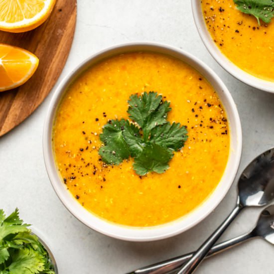 Feel-Good Red Lentil Soup