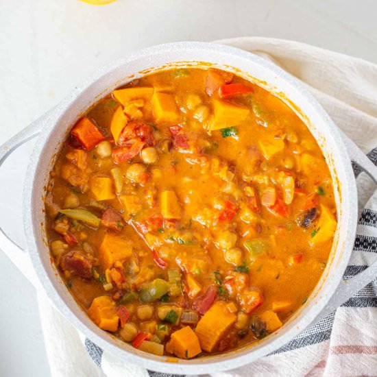 Sweet Potato Peanut Stew