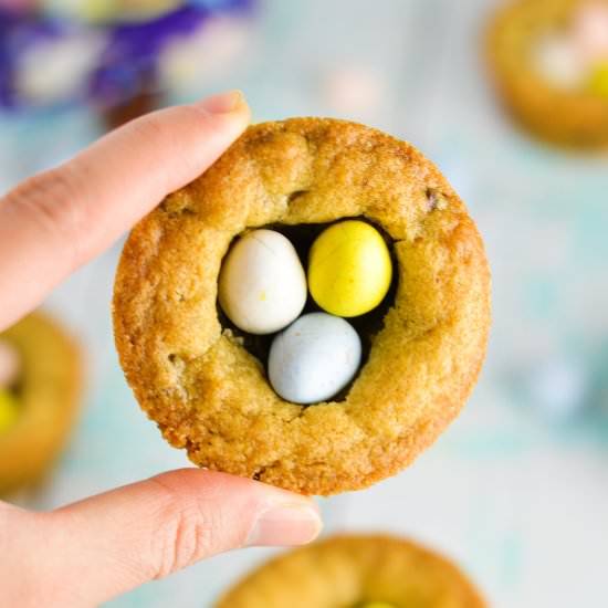 Easter Egg Chocolate Chip Cookie