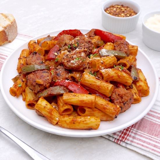 Sausage Pepper Rigatoni