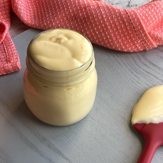 Mild and creamy homemade mayonnaise