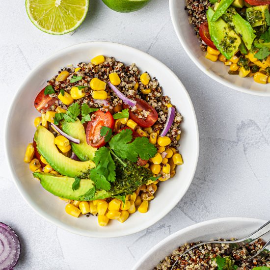 Cilantro Lime Corn Salad