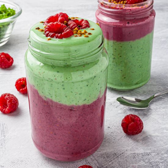 Raspberry Kale Smoothie