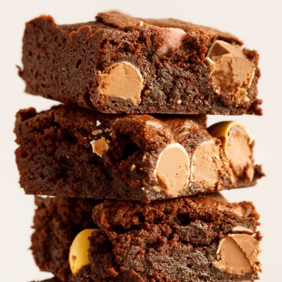Mini Egg Brownies