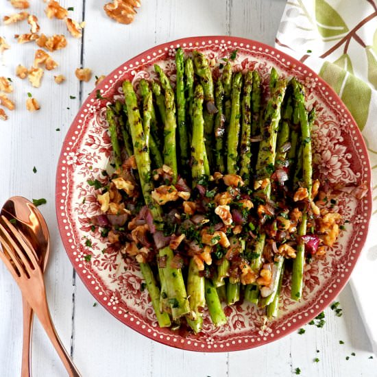 Grilled Asparagus with Balsamic Red