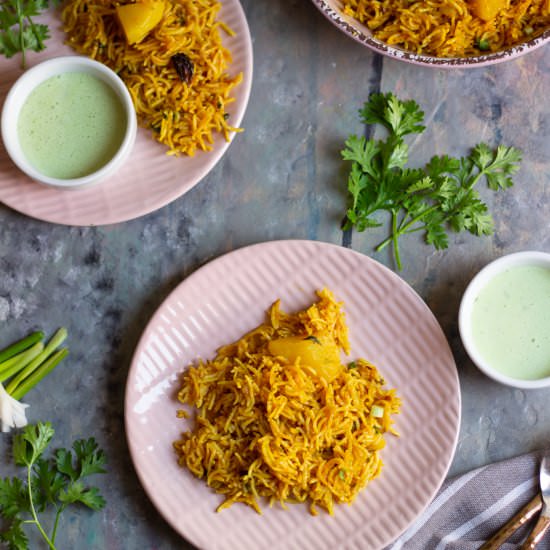 Aalu Ki Tahri / Potato Tahri