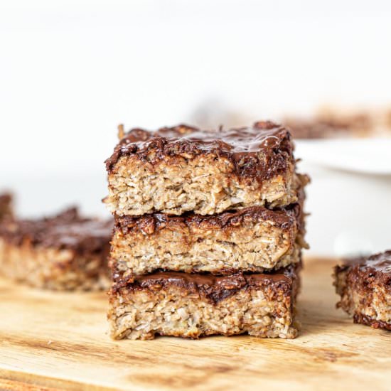 Vegan Banana Oatmeal Bars
