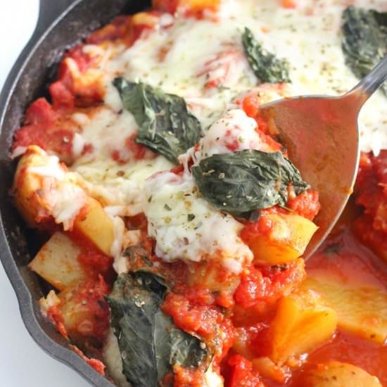 GF/V Pizza Potatoes Casserole
