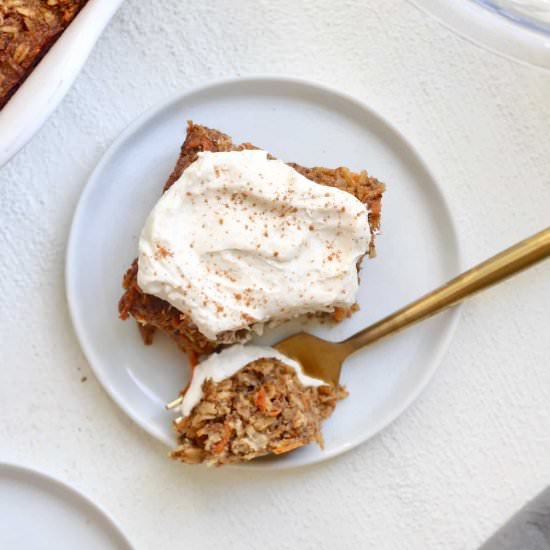 Carrot Cake Baked Oatmeal