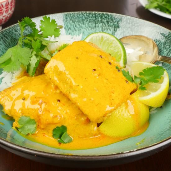 Kerala Fish Curry Slow Baked