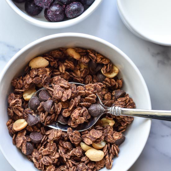 Crunchy Chocolate PB Granola