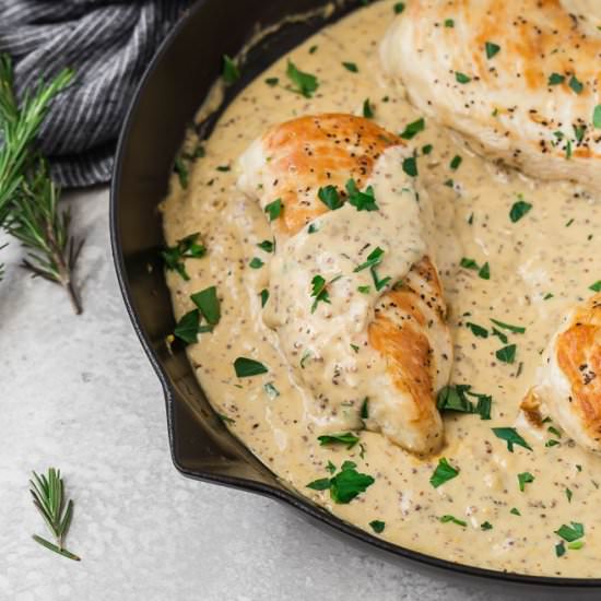 Chicken with Mustard Sauce