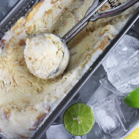 Lemon pie ice cream