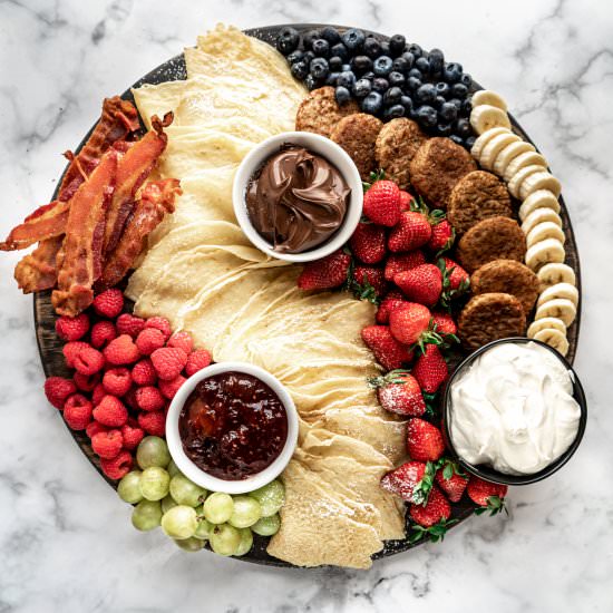 How to Build a Crepe Platter