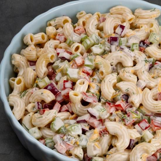 Super Quick And Easy Macaroni Salad