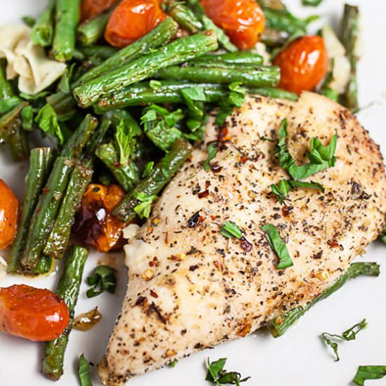 Sheet Pan Italian Chicken