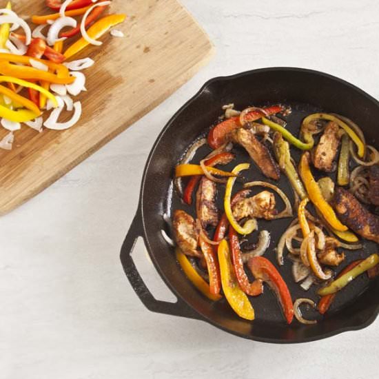 Chicken Fajita Freezer Meal