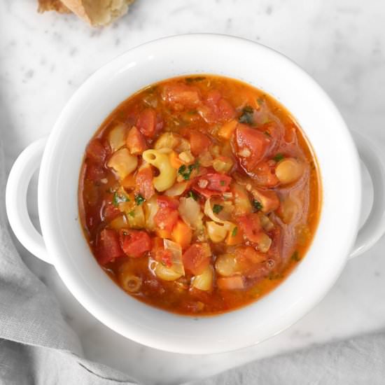Classic Minestrone Bread