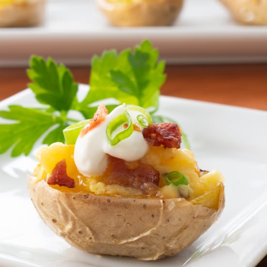 Mini Twice Baked Potatoes