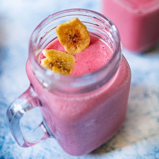Cantaloupe and Strawberry Smoothie