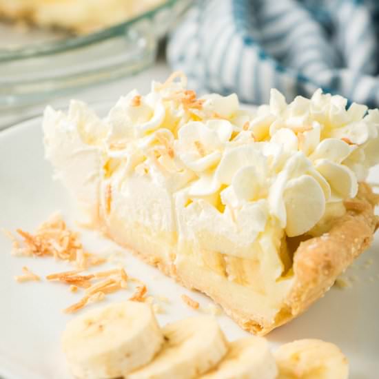Old Fashioned Banana Cream Pie