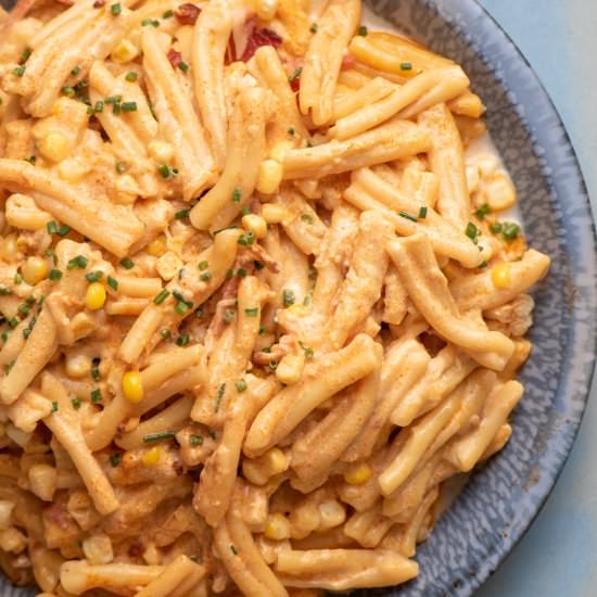Cream Cheese Pasta with Bacon