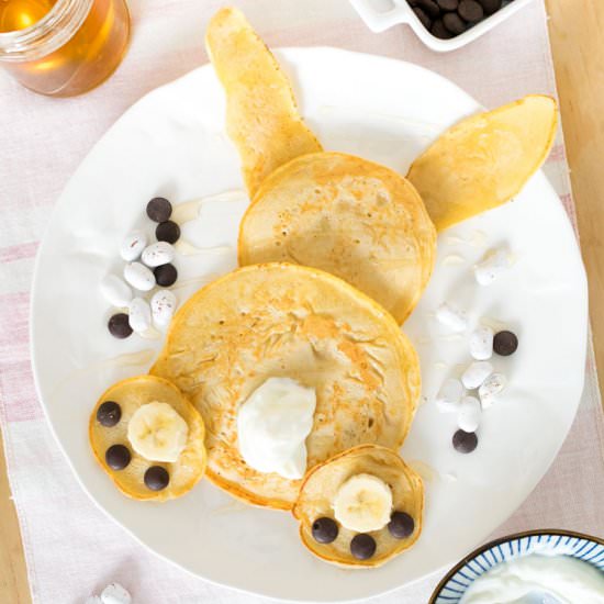 Bunny pancakes