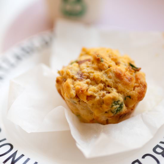 Ham, Cheese & Tomato Relish Muffins