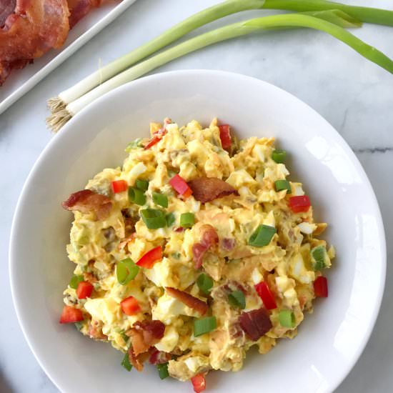 Loaded Egg Salad with Bacon