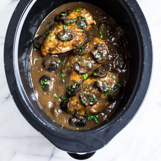 Crock Pot Chicken Marsala
