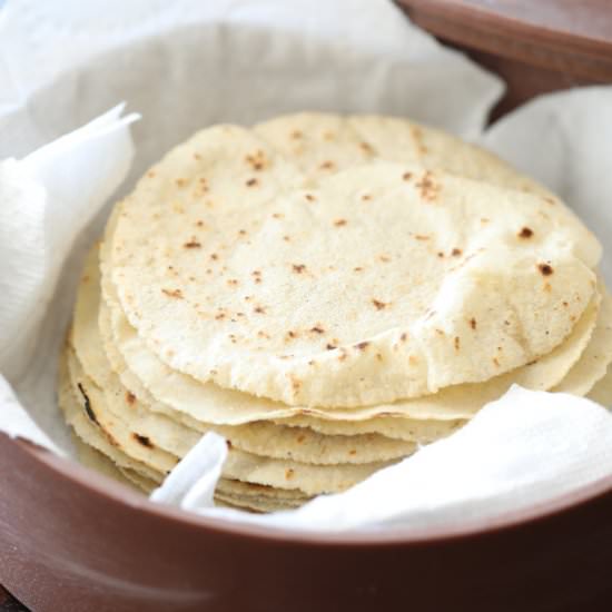 Homemade Corn Tortillas