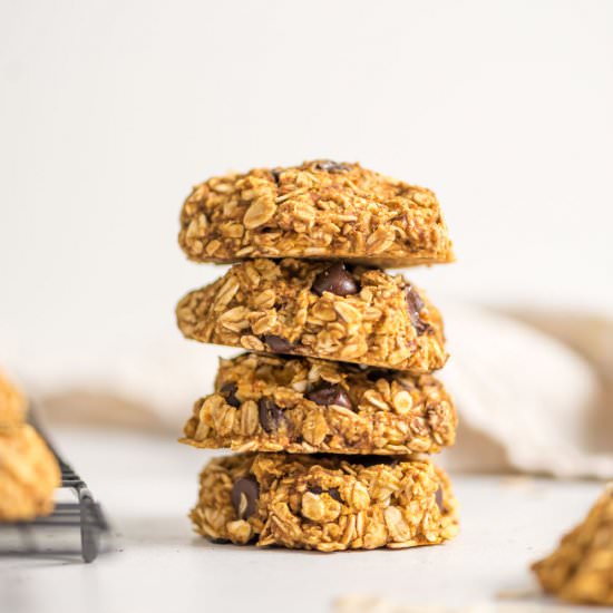 Healthy Pumpkin Oat Cookies