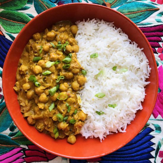 Creamy Chickpea Masala