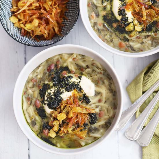 thick noodle soup recipe