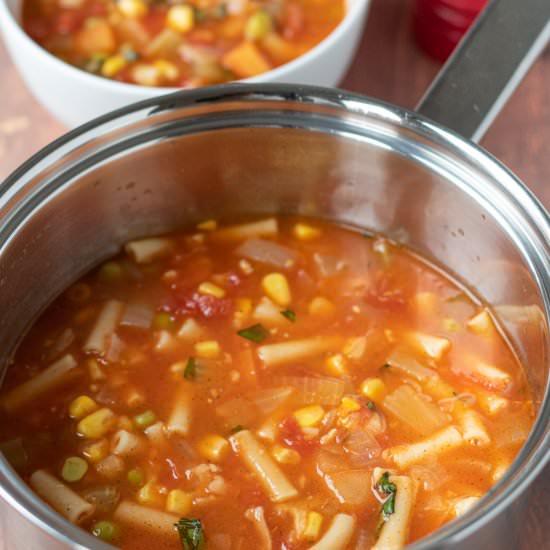 Macaroni Vegetable Soup