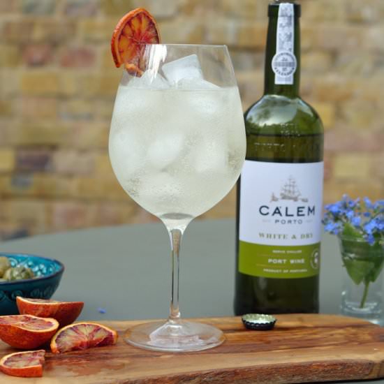 White Port and Tonic Cocktail