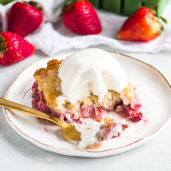 Strawberry Dump Cake