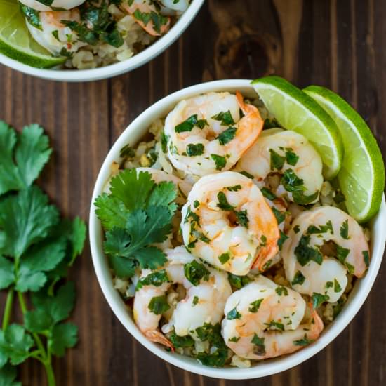 Shrimp in Butter Lime Sauce