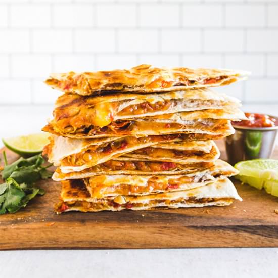 Lentil Quesadillas