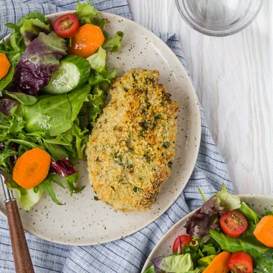 Breaded Pork Chops with Herbs