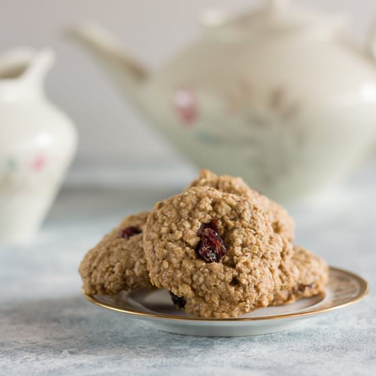 Healthy Tahini Breakfast Cookies