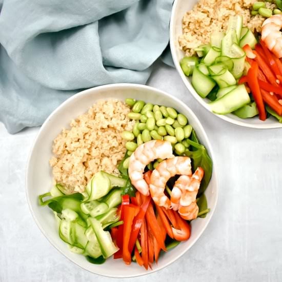 Shrimp and Quinoa Power Bowl
