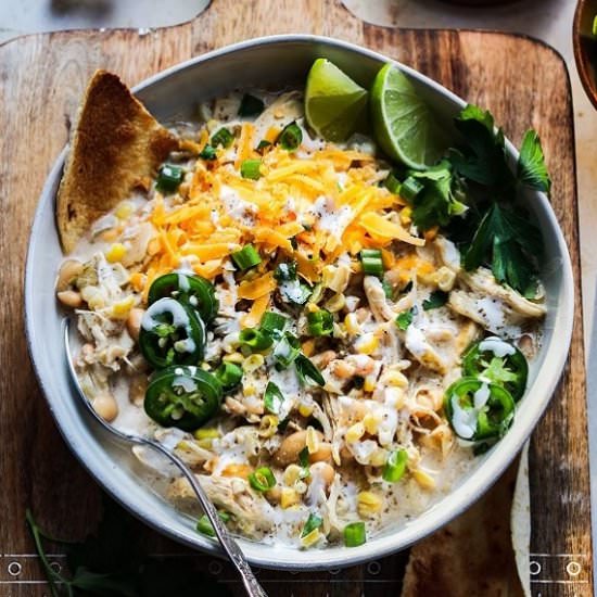 crockpot white chicken chili