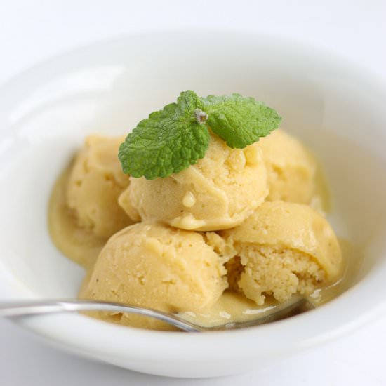 Frozen Banana Mango Ice Cream