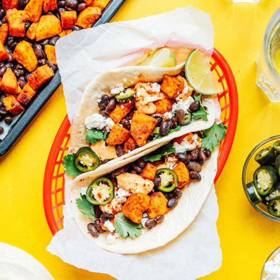 Sweet Potato Black Bean Tacos