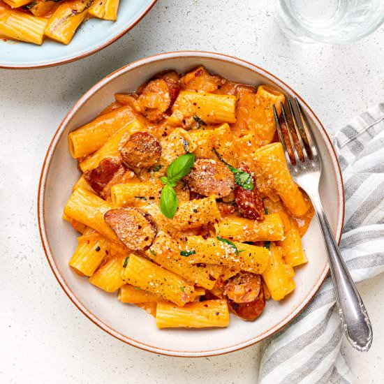 One Pot Sausage Pasta