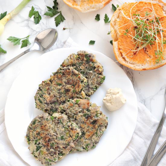 Mushrooms patties